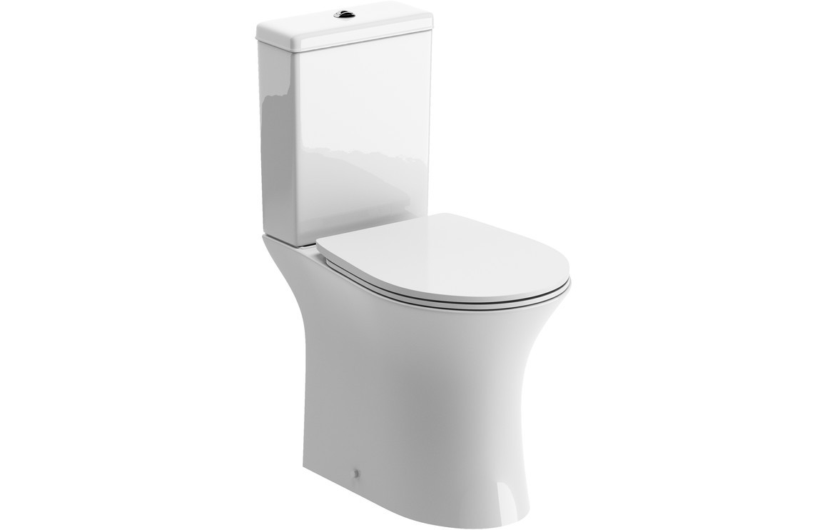 Cannon Rimless C/c Open Back Wc & Soft Close Seat