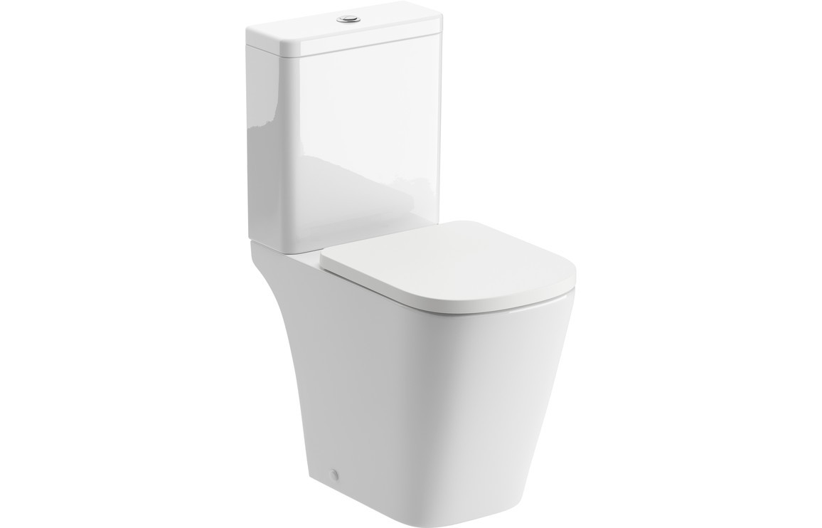 Raymond Rimless C/c Part Shrouded Comfort Height Wc & S/c Seat