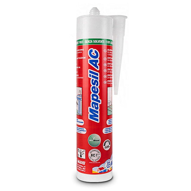 Mapei Mapesil Ac Mould-resistant Silicone Blanco White 310ml